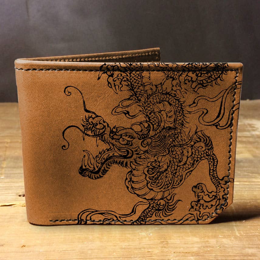 Dragon - Printmaker Leather Wallet