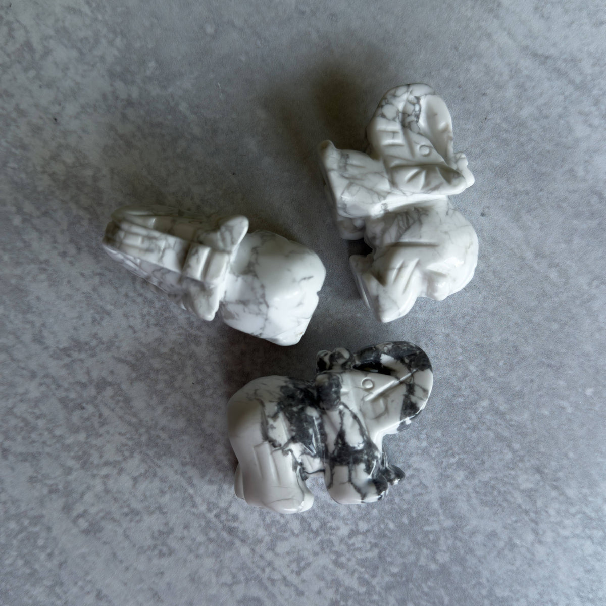Hand-Carved Gemstone Animal | Elephant