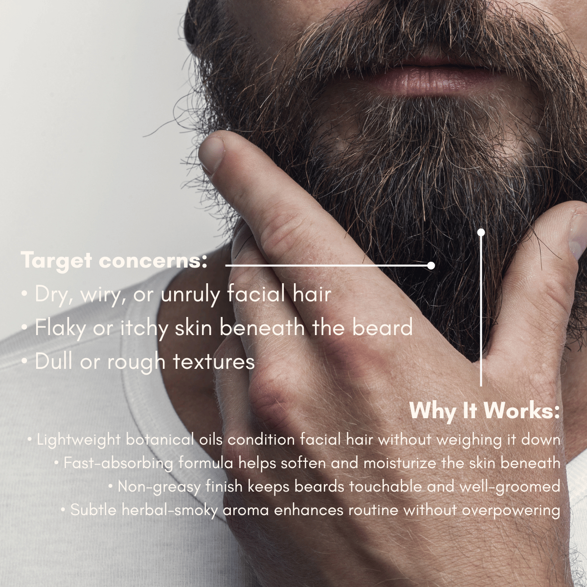 Beard Oil – Enhances Texture & Shine