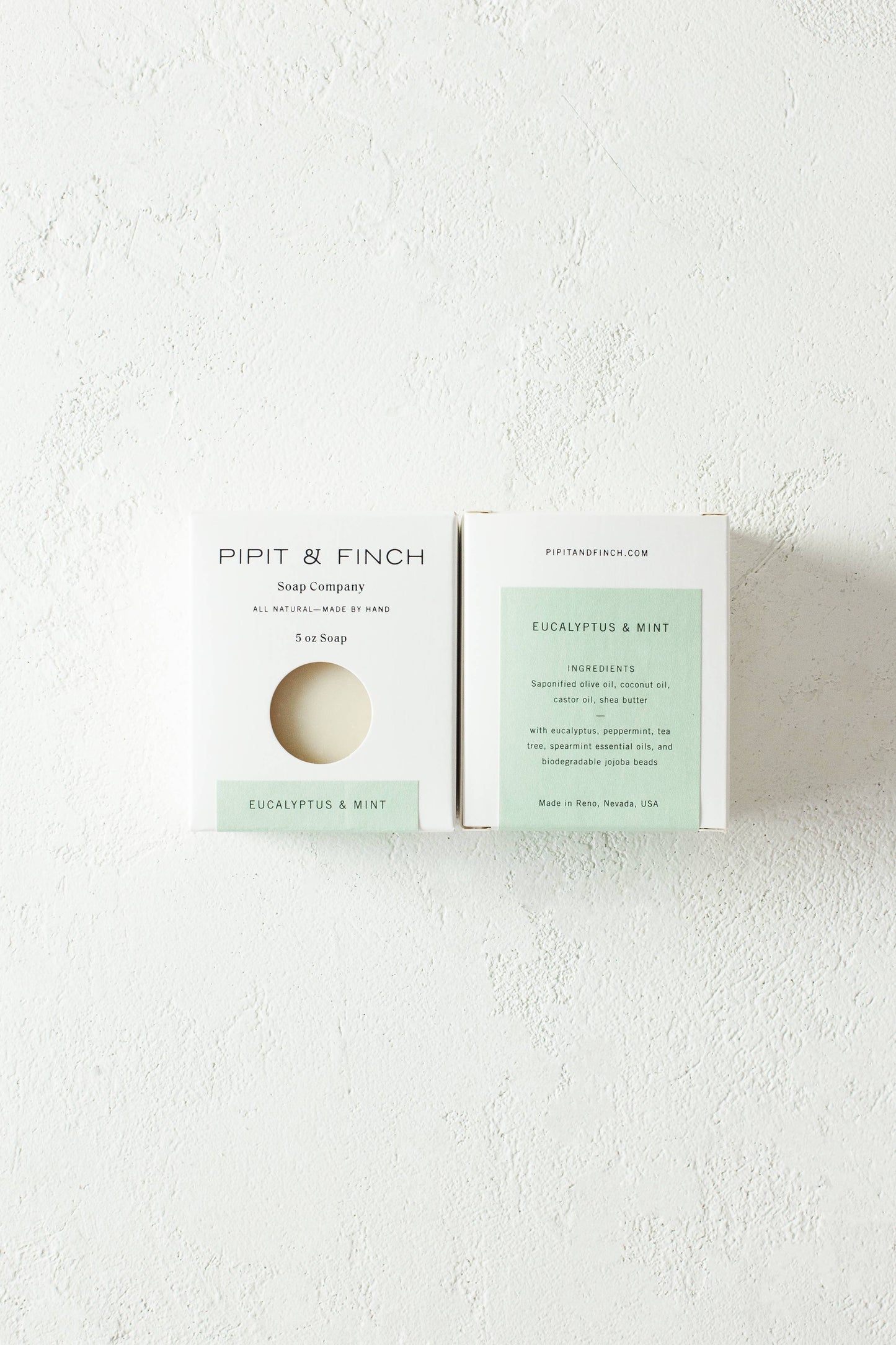Eucalyptus + Mint Olive Oil Soap with Jojoba Beads