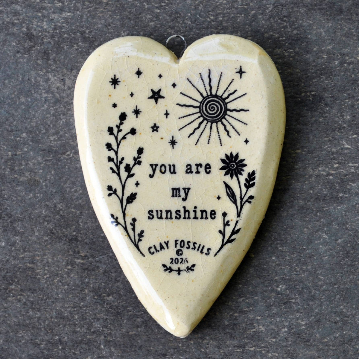 Sunshine, handmade USA, gift, year round ornament