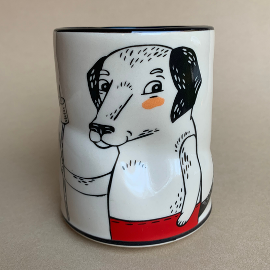 Lucky Big Dog Cup - XLarge Ceramic Mug - Father'sDay