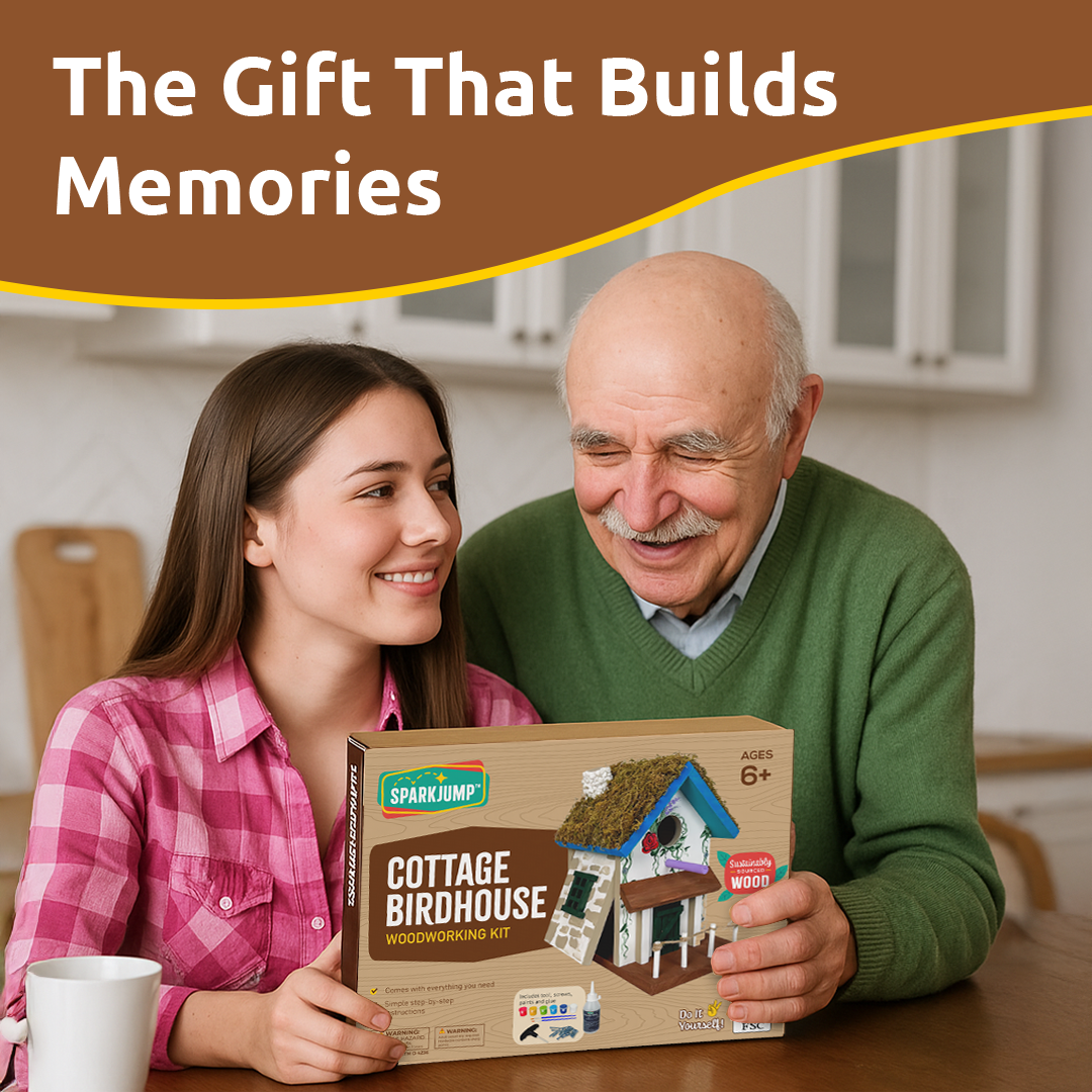 Cottage Birdhouse Woodworking Kit