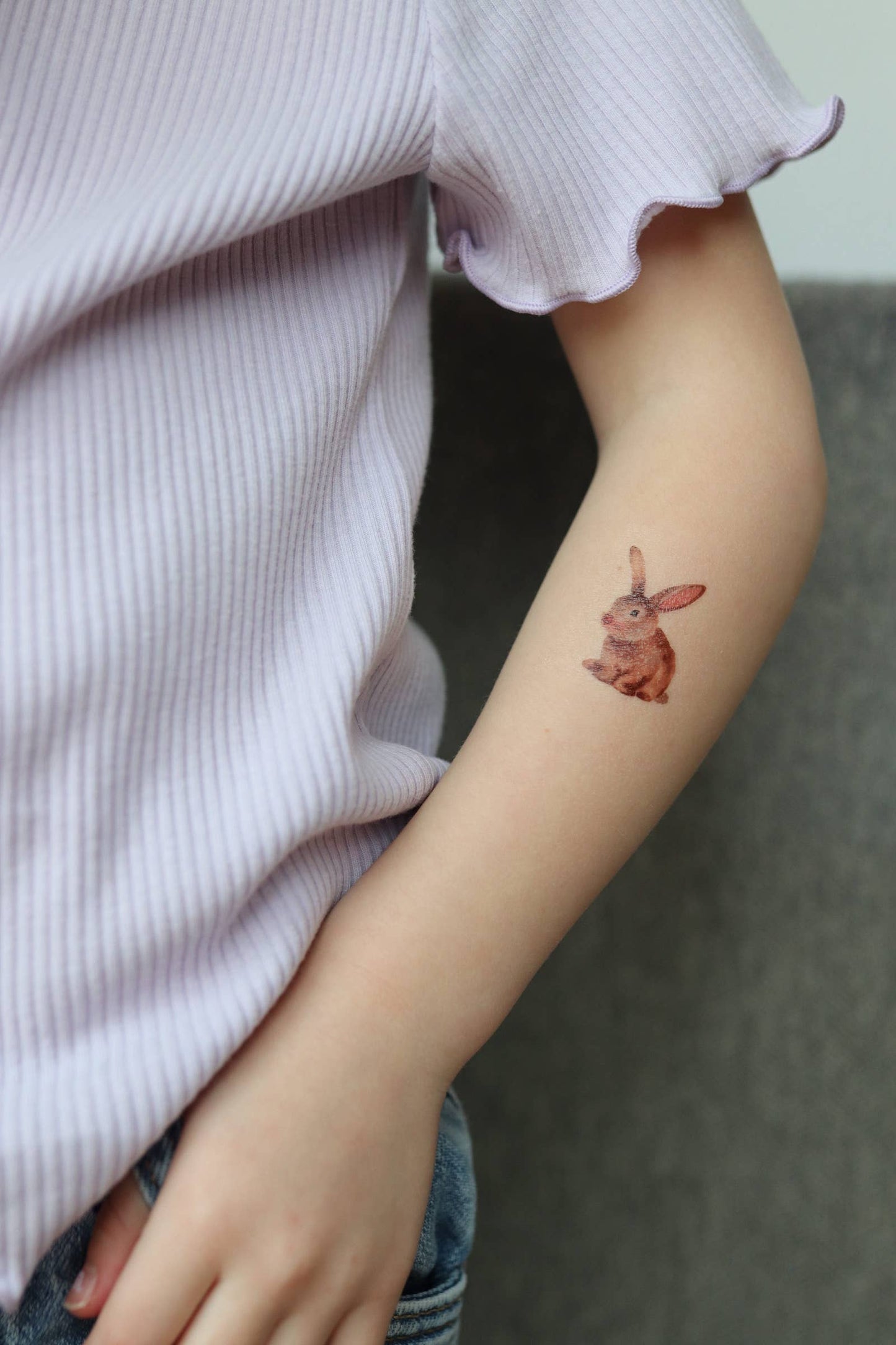 Spring Bunny Temporary Tattoos