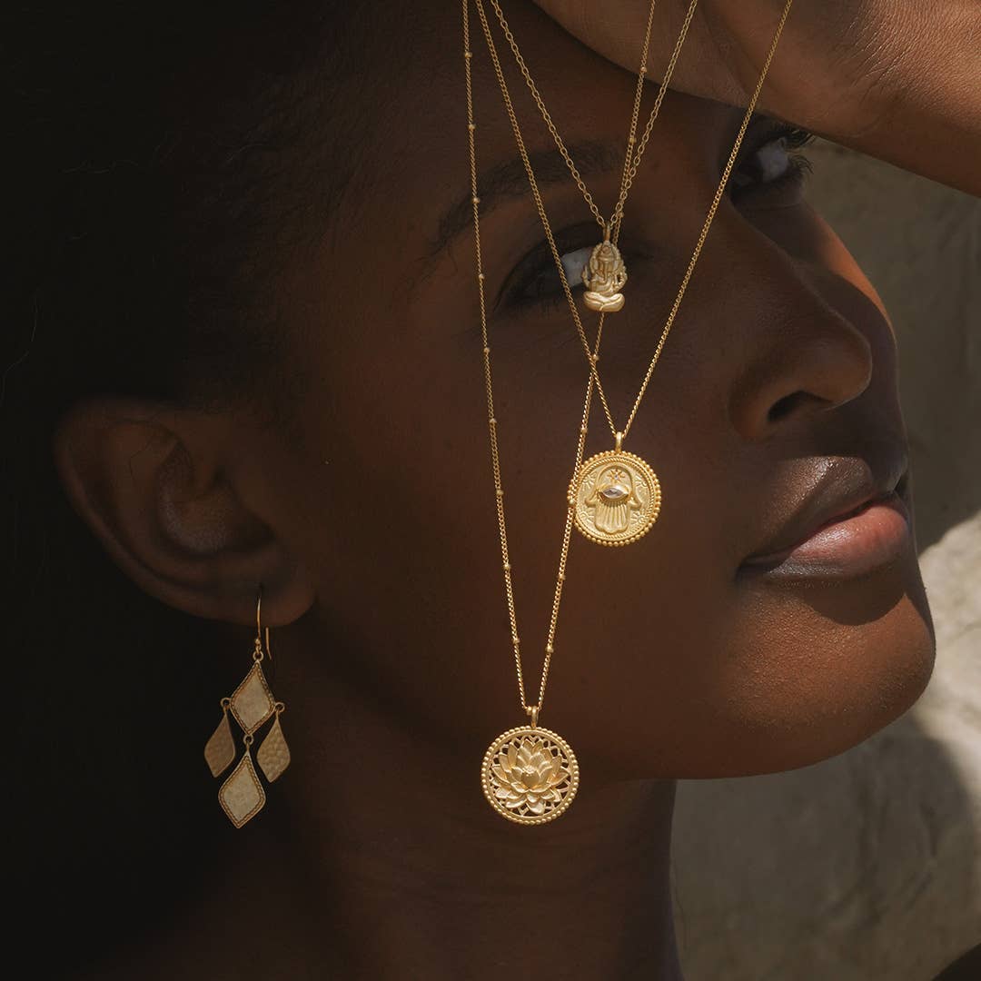 Blessed Beginnings Lotus Necklace