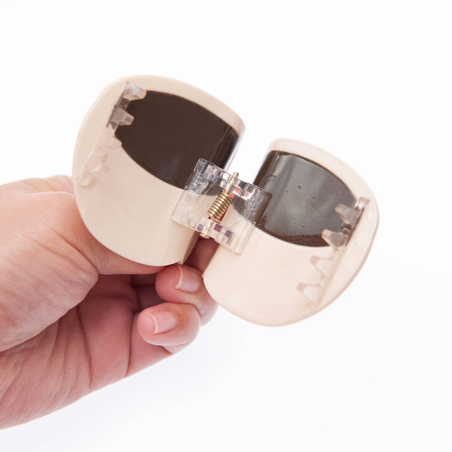 Latte Coffee Hair Claw Clip