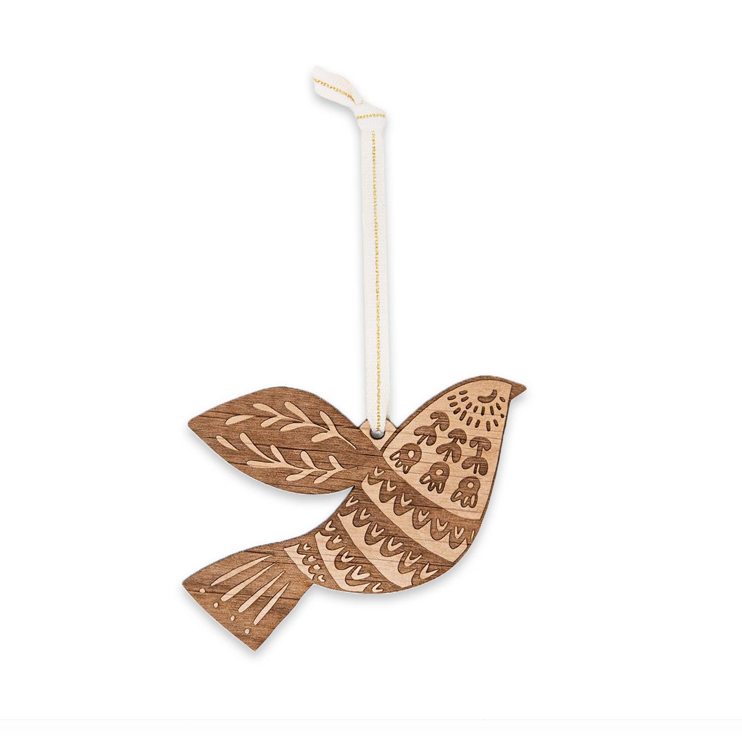 Dove Wooden Ornament