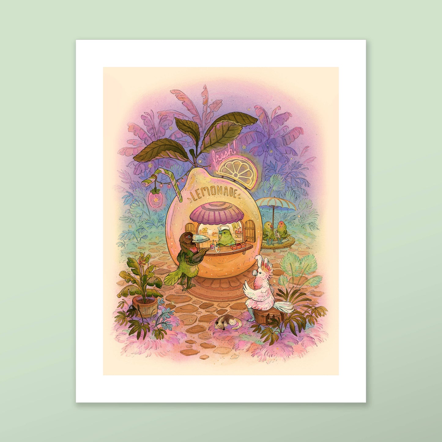 Lemonade Stand - Fine Art Print