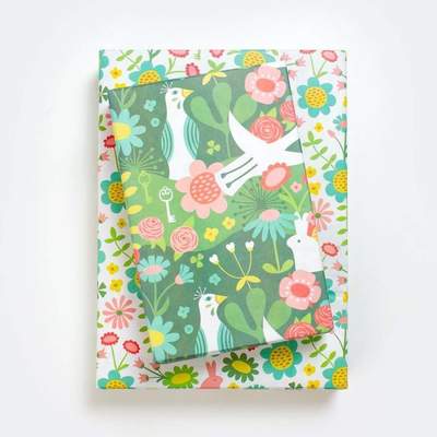 Enchanted Garden • Double-sided Eco Wrapping Paper •Everyday