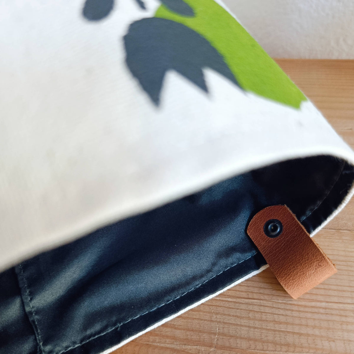 Scandinavian Plant Pot Cover, Hand Painted Canvas Planter