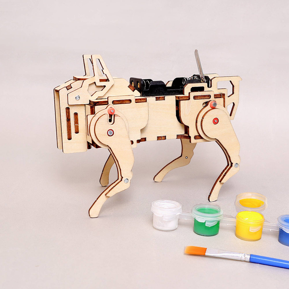Robot Dog STEM Kit – Sound-Activated DIY Toy
