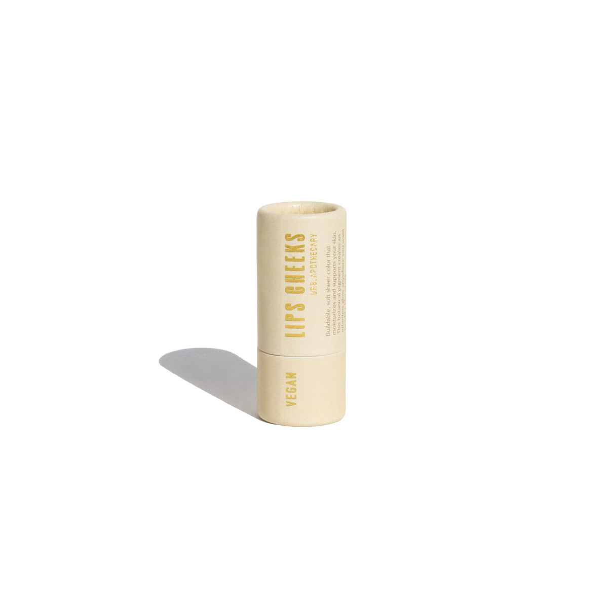 Lips Cheeks Tint - Biodegradable Tube, Vegan Wax