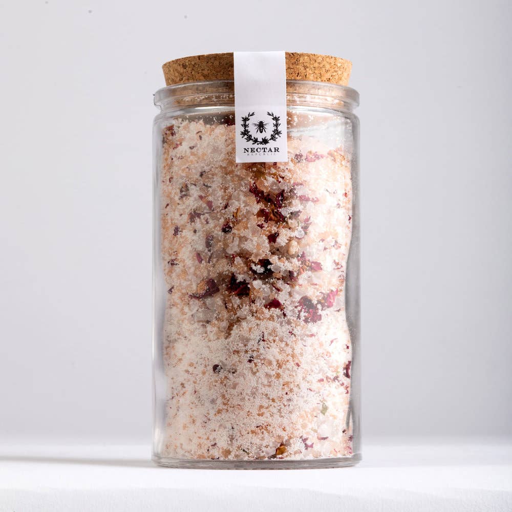 Rose Sandalwood Large Bath Soak | bath salts summer gift tea