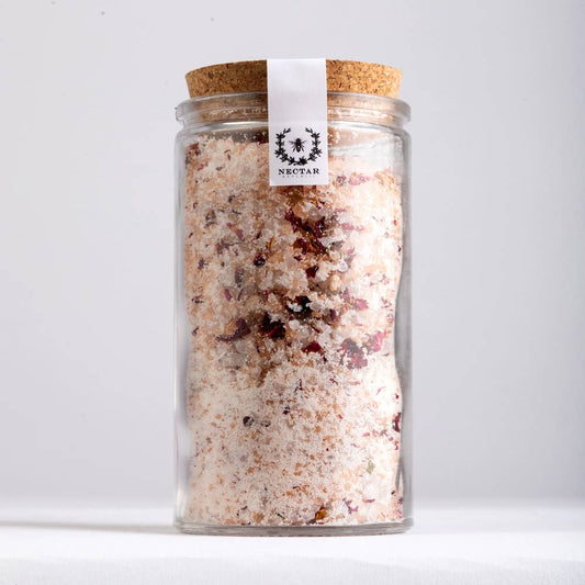 Rose Sandalwood Large Bath Soak | bath salts summer gift tea