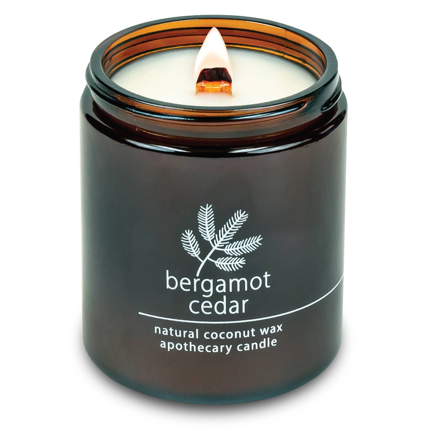 Bergamot Cedar | 8 oz Apothecary Candle