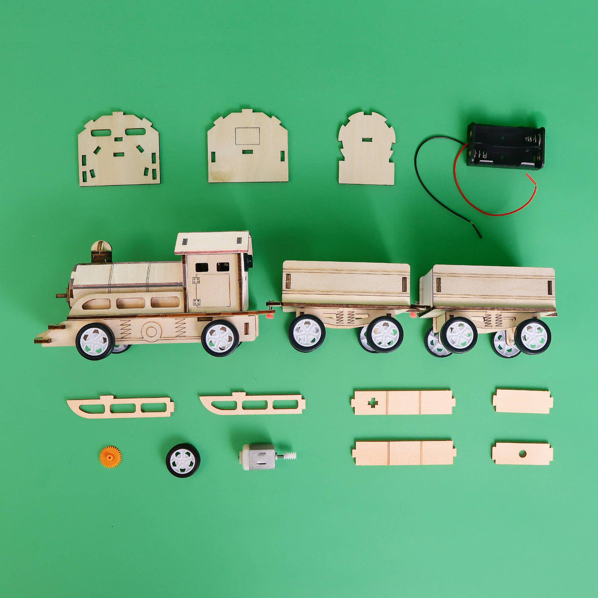 Train DIY Kit, Educational STEM Toy for Kids, Craft Kit