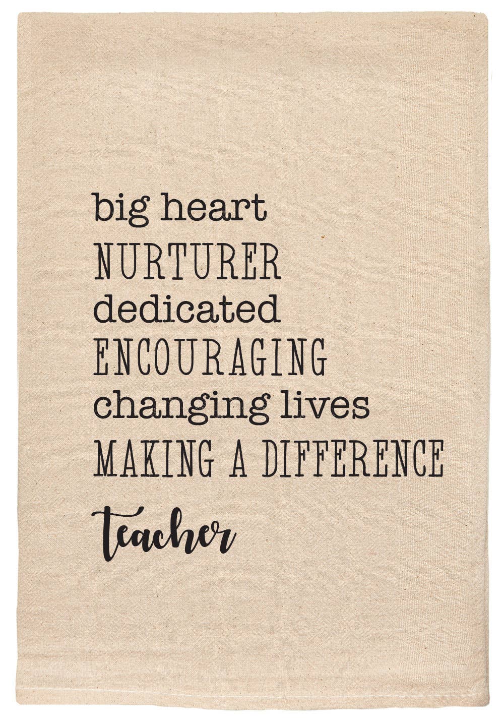Teacher gifts | Favorite things | printed kitchen tea towel