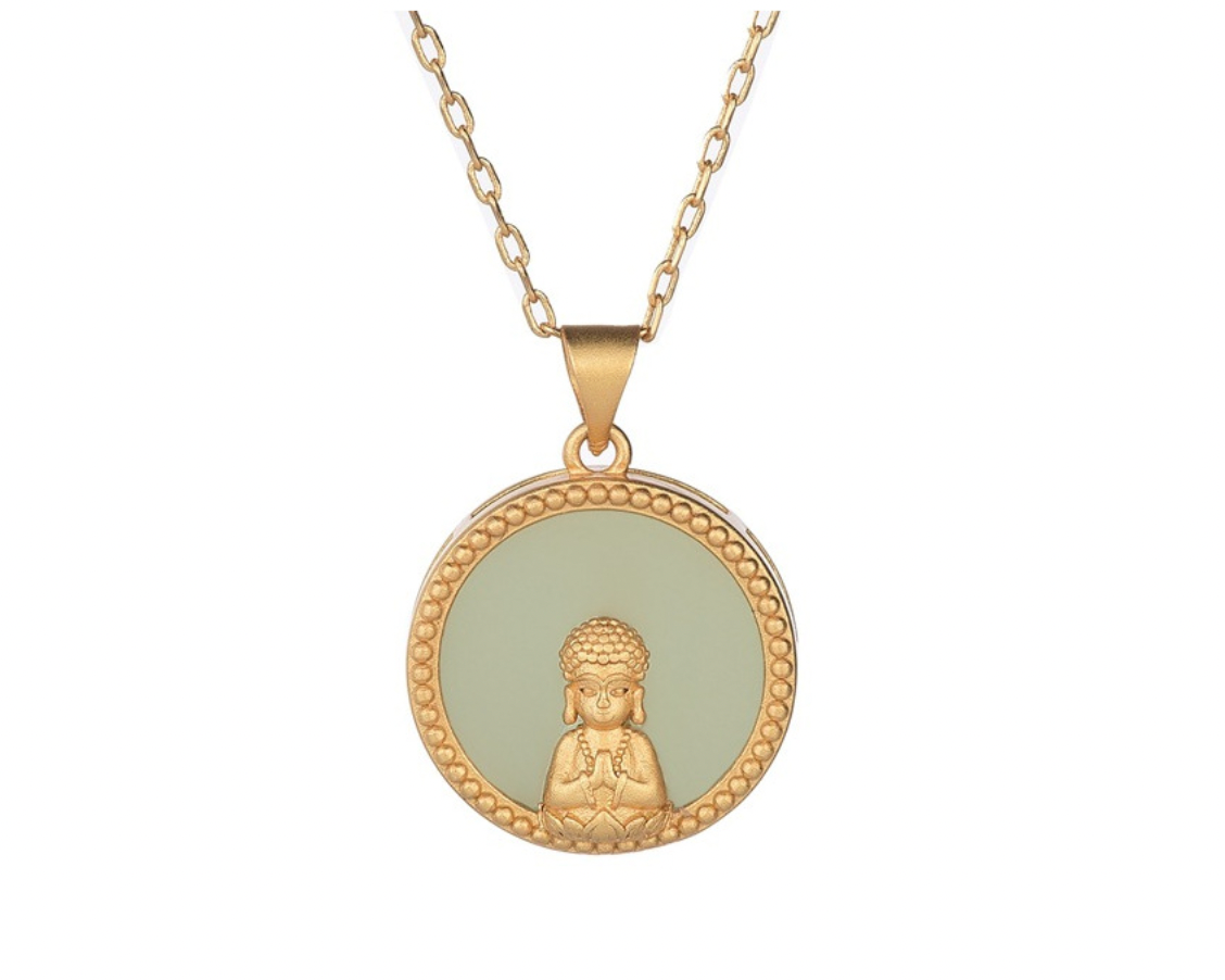 Golden Buddha Necklace