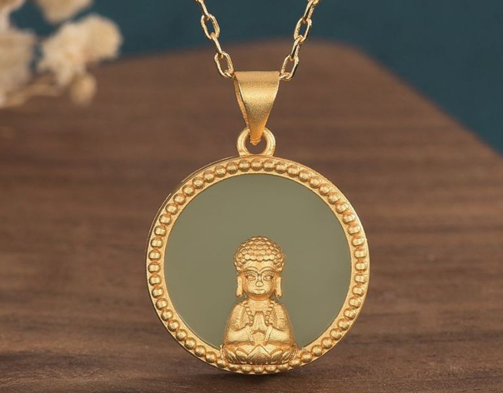 Golden Buddha Necklace