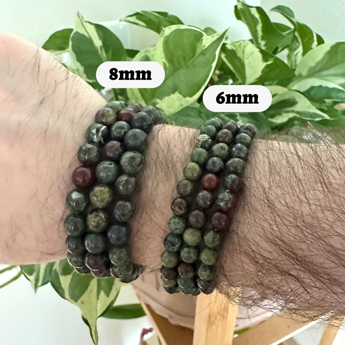 Dragon's Blood Jasper Bracelet 4mm/6mm/8mm-Crystals & Stones