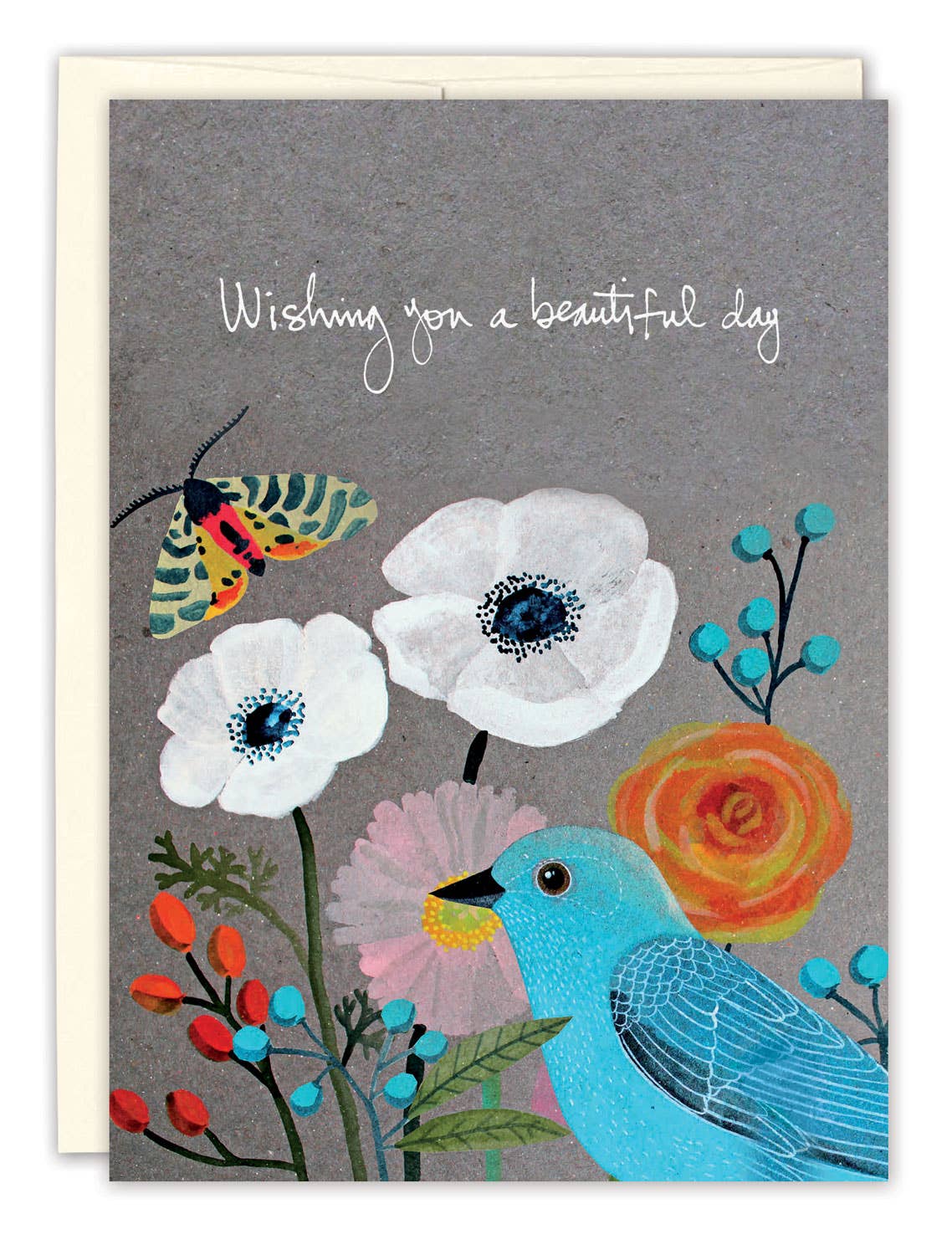 Blue Bird Birthday Card