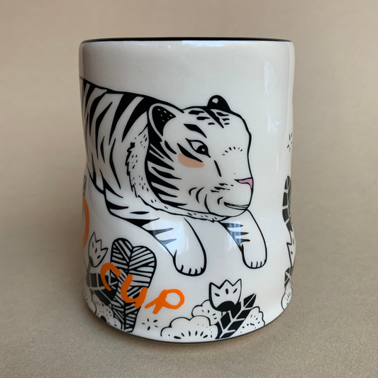 Lucky Tiger Cup - XLarge Ceramic Mug - Father's Day