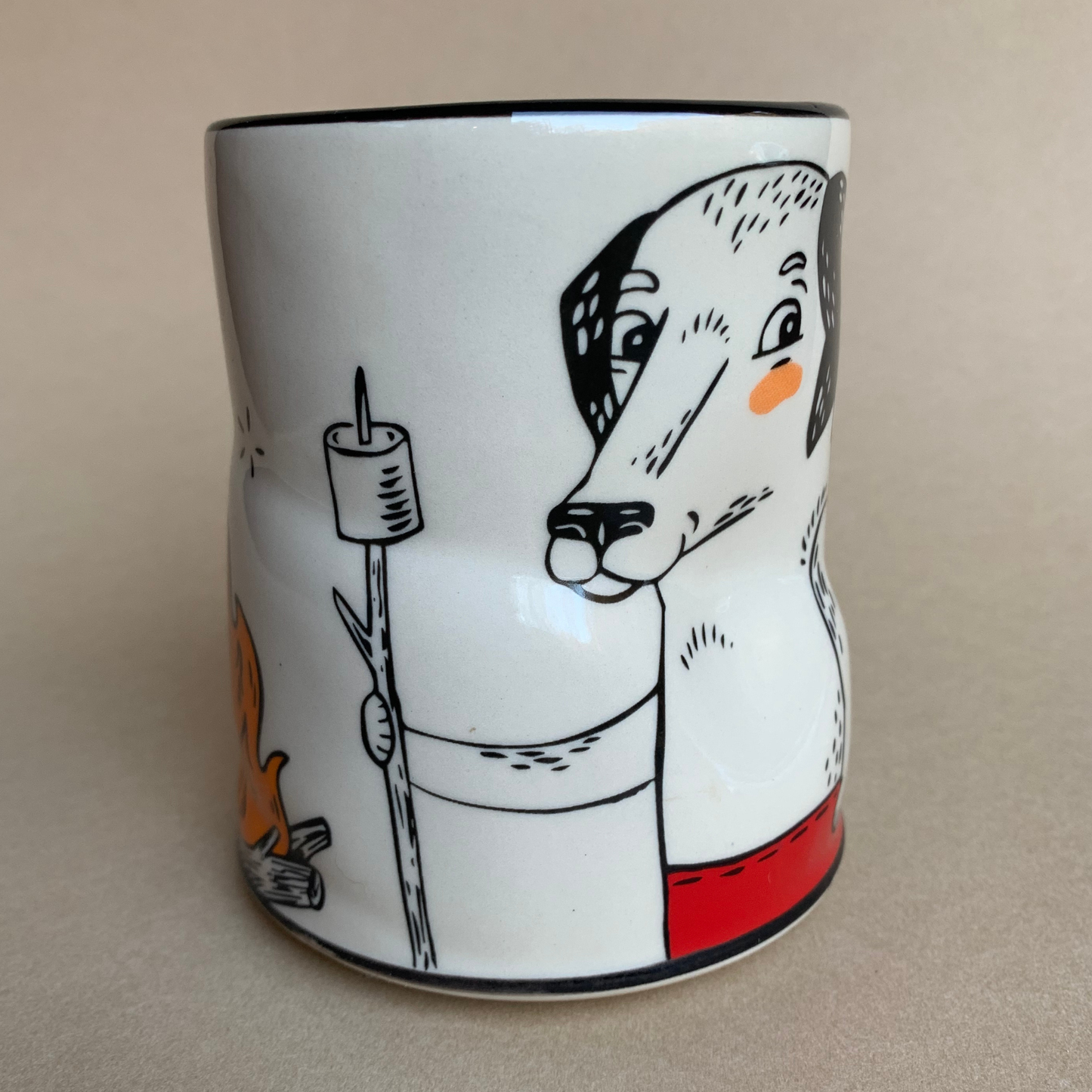 Lucky Big Dog Cup - XLarge Ceramic Mug - Father'sDay