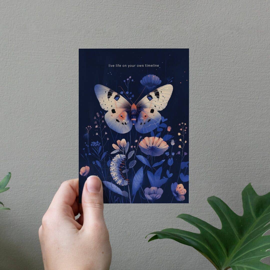 Live life on your own timeline | Encouragement Card