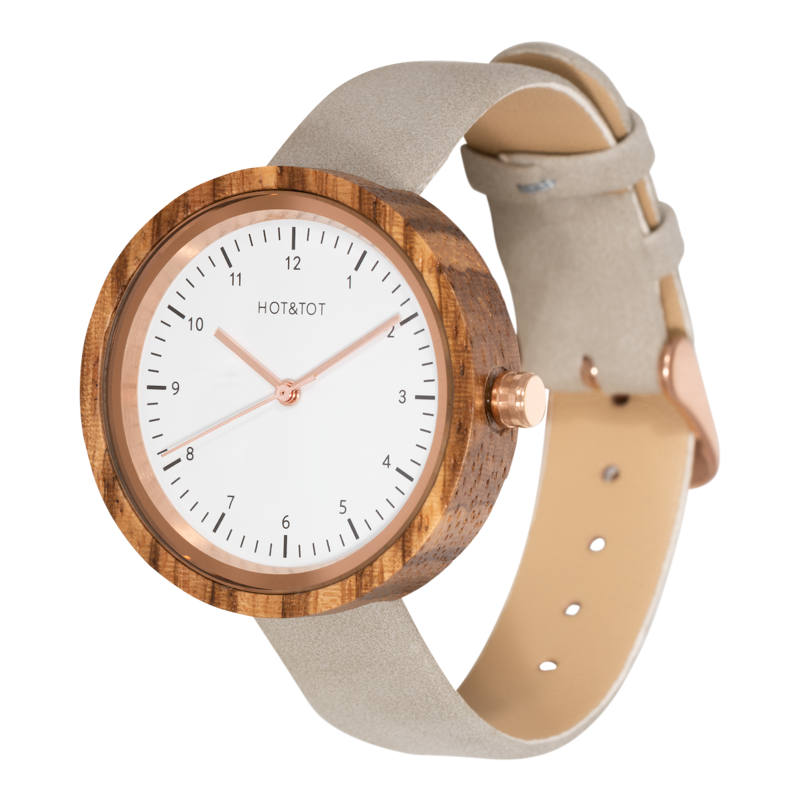 VITA | Wood watch for women | Vegan | Sustainable | Rosegold