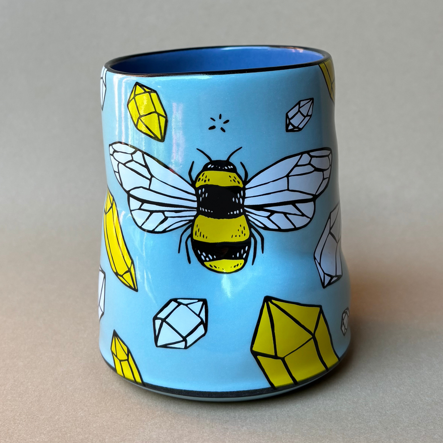 Thank You Bees Spark Cup - XLarge Ceramic Mug - Mother's Day