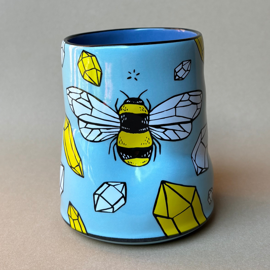 Thank You Bees Spark Cup - XLarge Ceramic Mug - Mother's Day