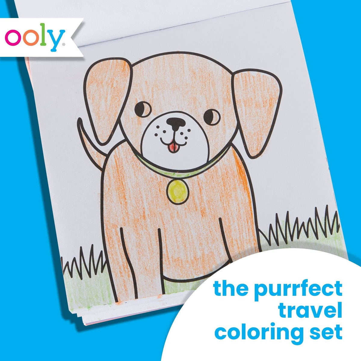 Carry-Along Coloring Book Set - Pet Pals