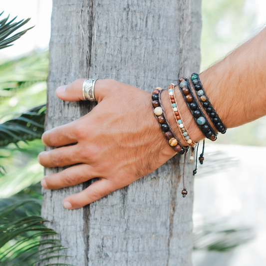 Surf Rider Men's Bracelets (10 Pack Assortment)