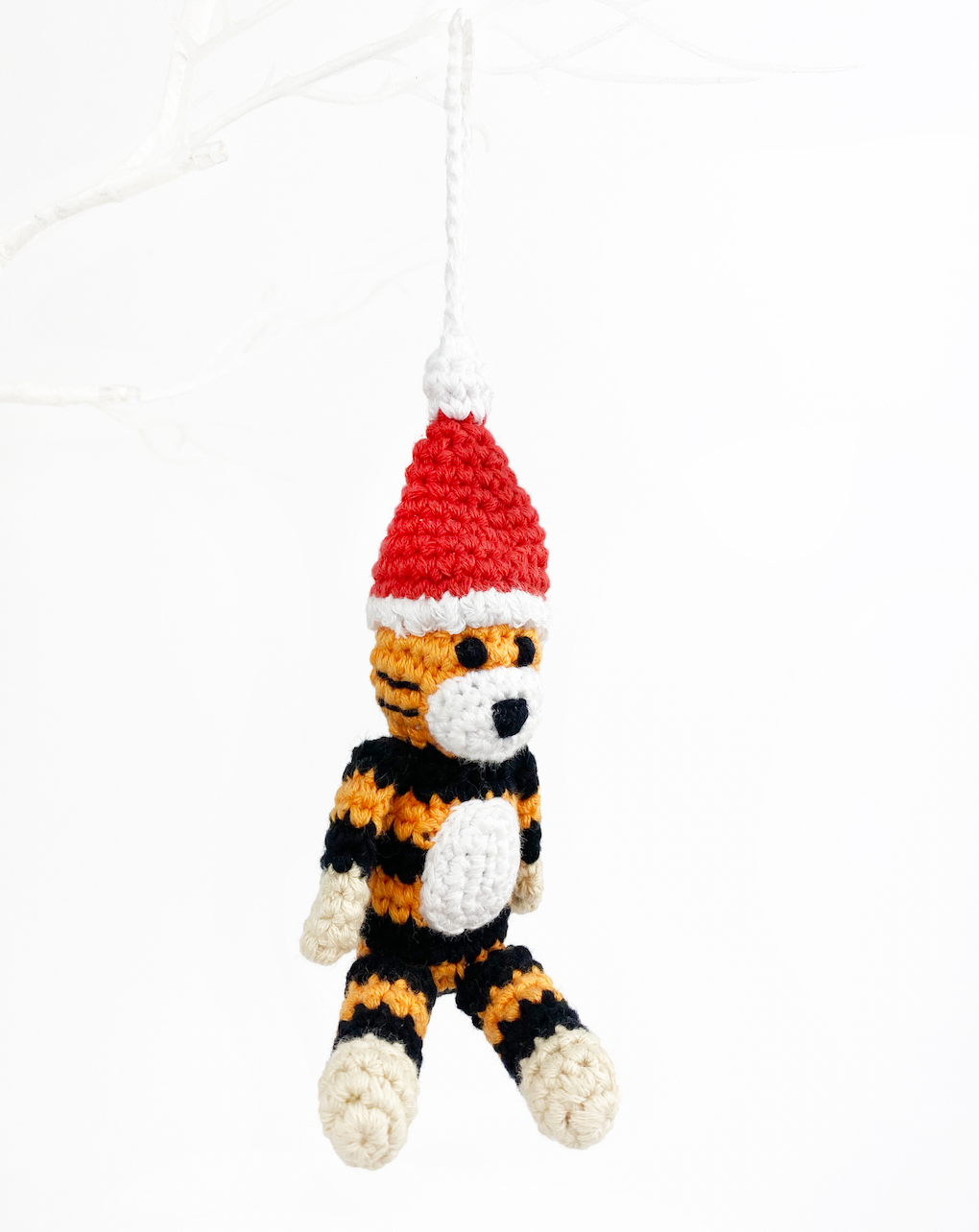 Handmade Tiger Ornament – Christmas Edition