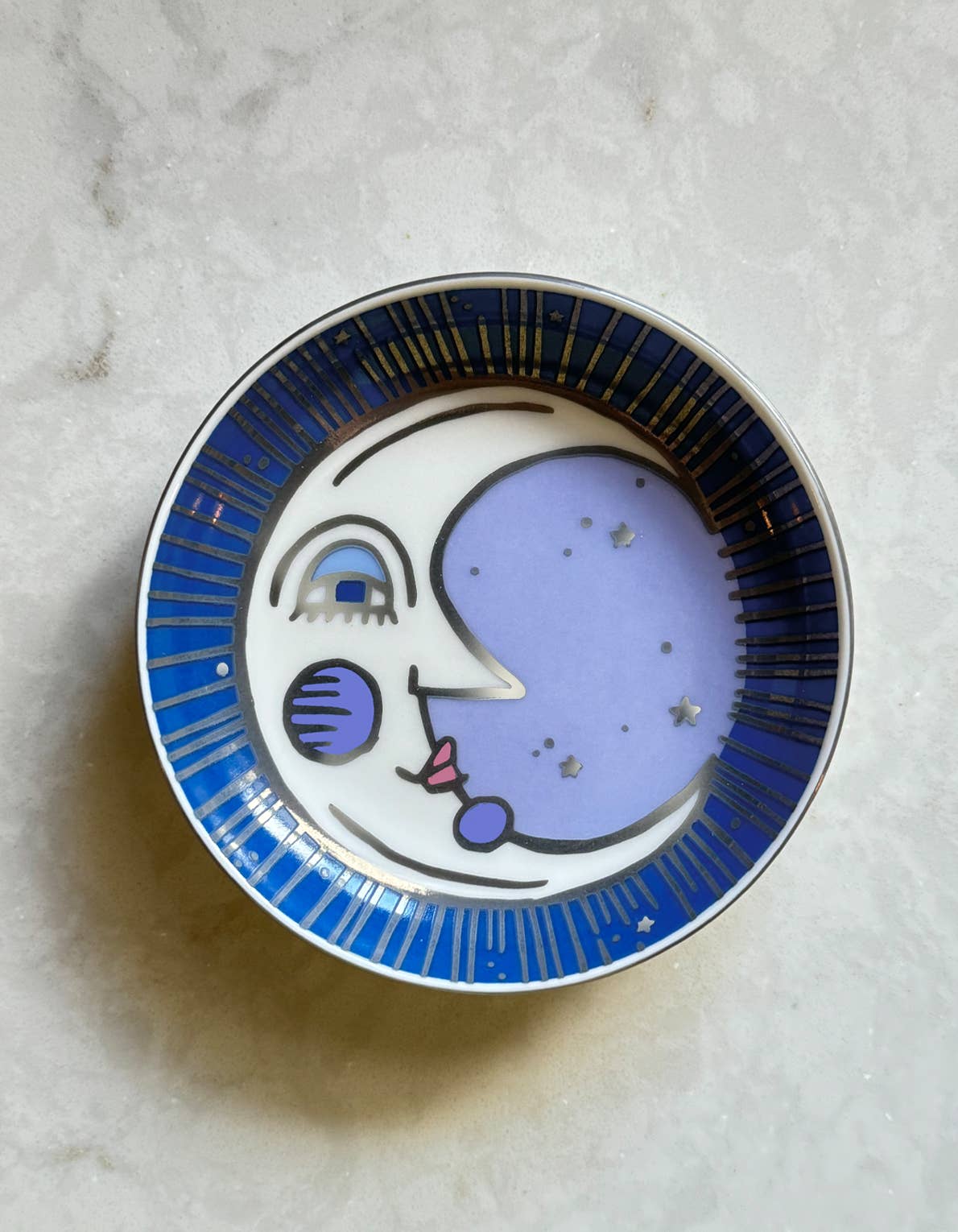 Moon Porcelain Trinket Dish