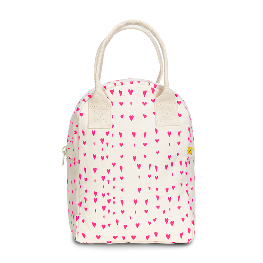Zipper Lunch Bag - Tiny Hearts