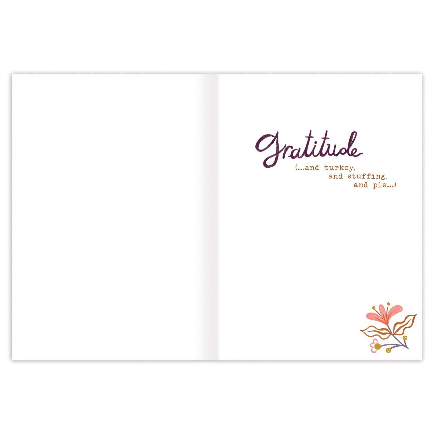 Turkey Thanksgiving Card