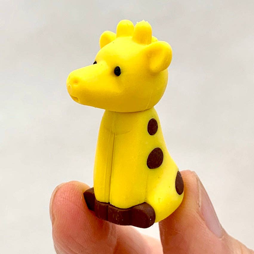 383451 Iwako Zoo Animal Eraser Card