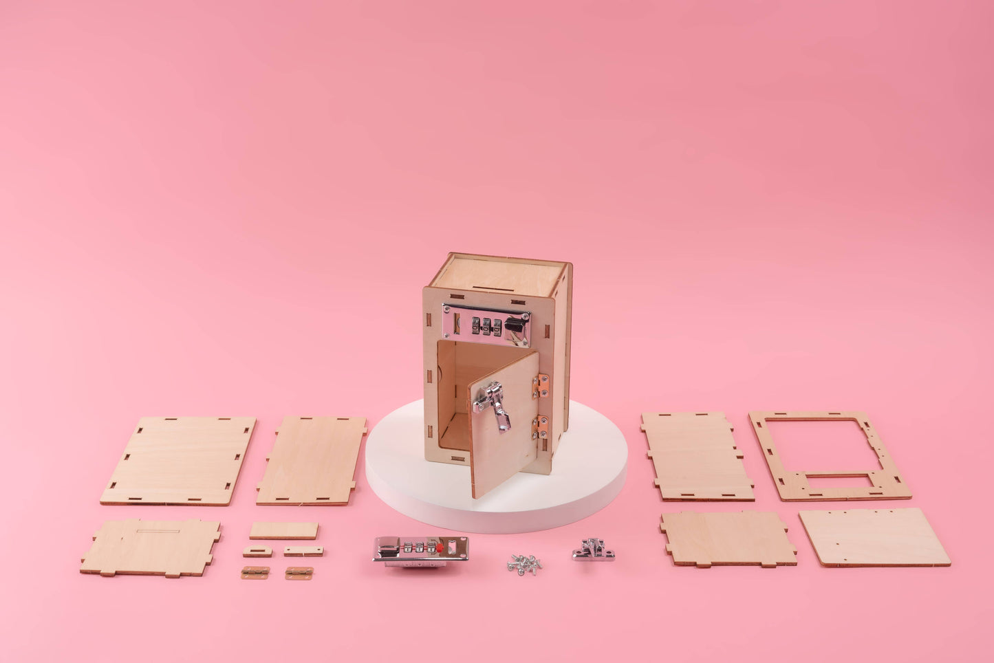 Combination Lock Box DIY Kit, Educational STEM Toy Craft Kit