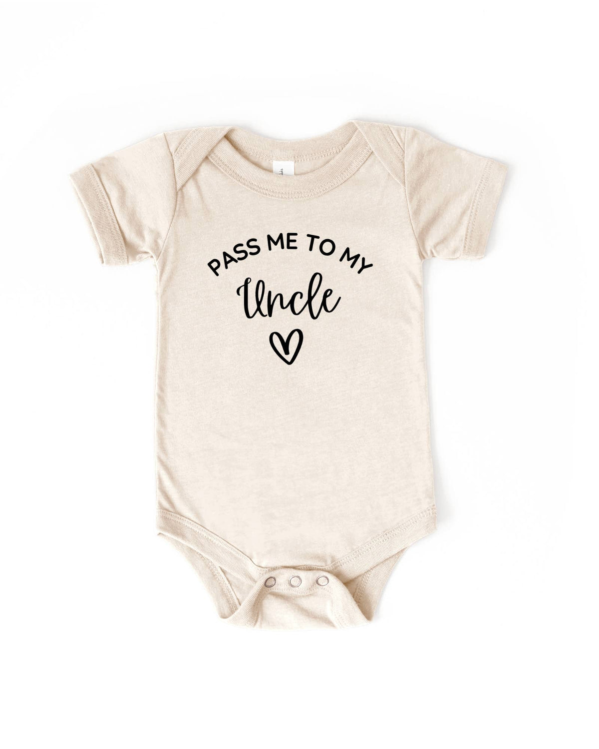 Pass Me to My Uncle Baby Bodysuit | New Baby Gifts