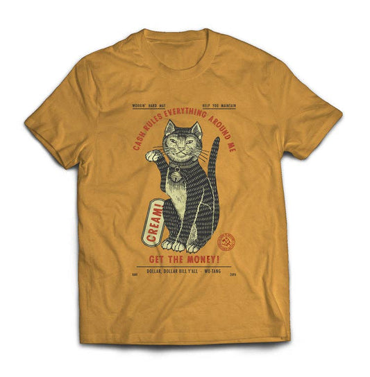 Cash Rules Tee - Mustard