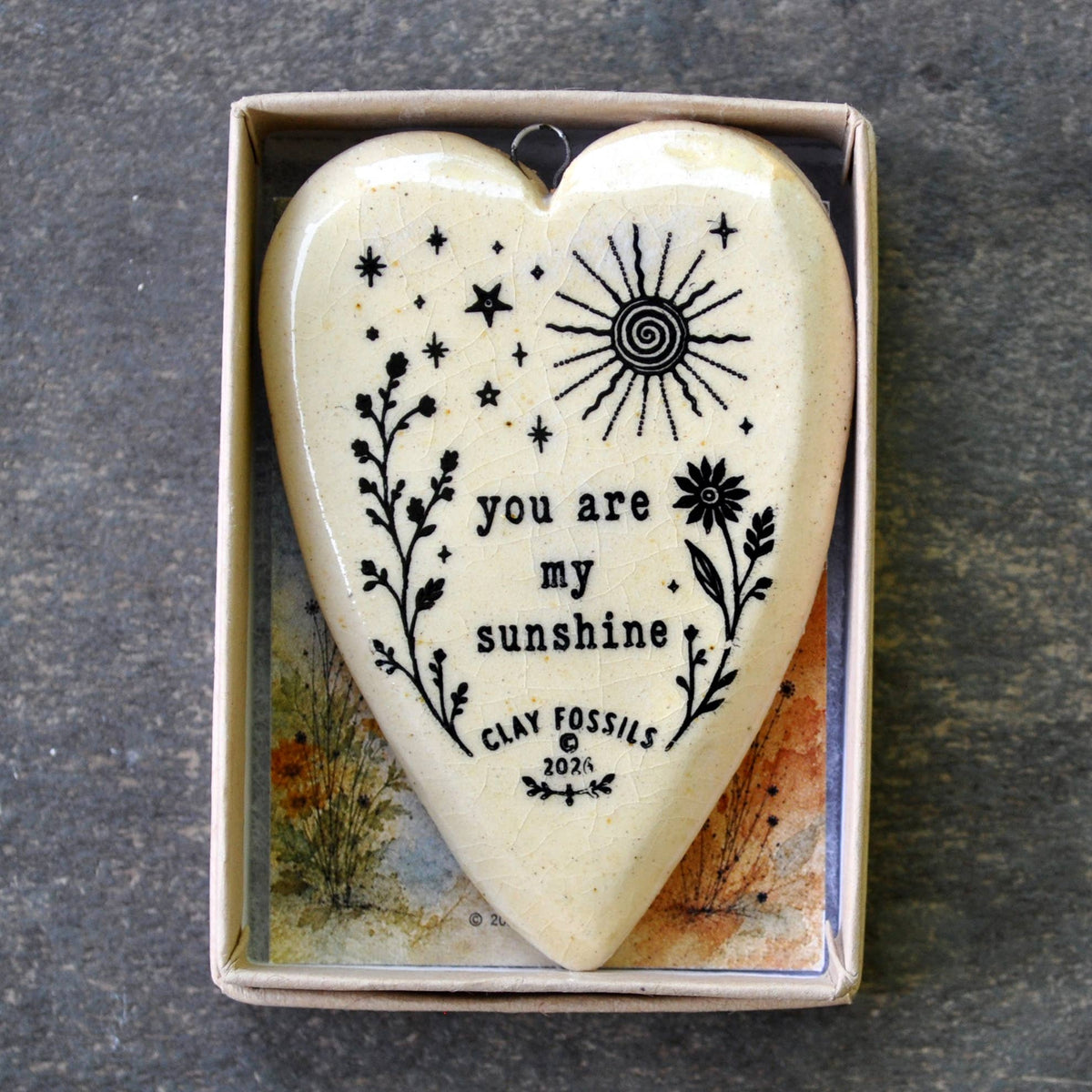 Sunshine, handmade USA, gift, year round ornament