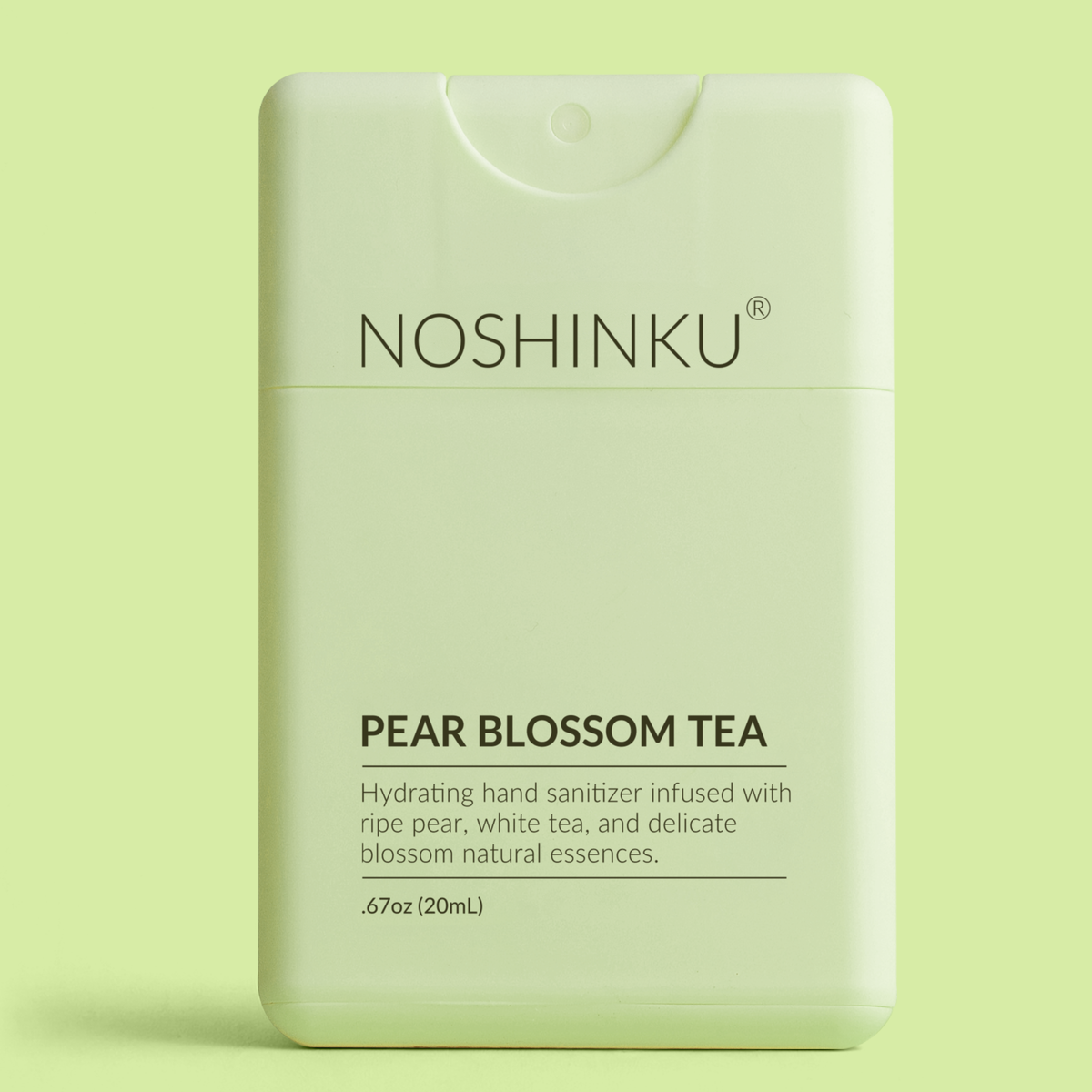 Refillable Pear Blossom Tea Hydrating Pocket Hand Sanitizer