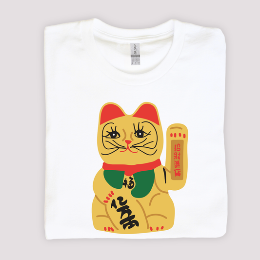 LUCKY CAT unisex graphic t-shirt