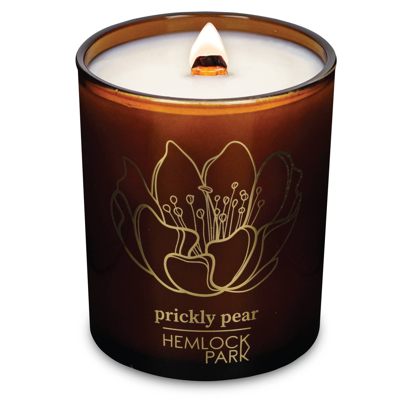 Prickly Pear | 7.2 oz Amber & Gold Candle