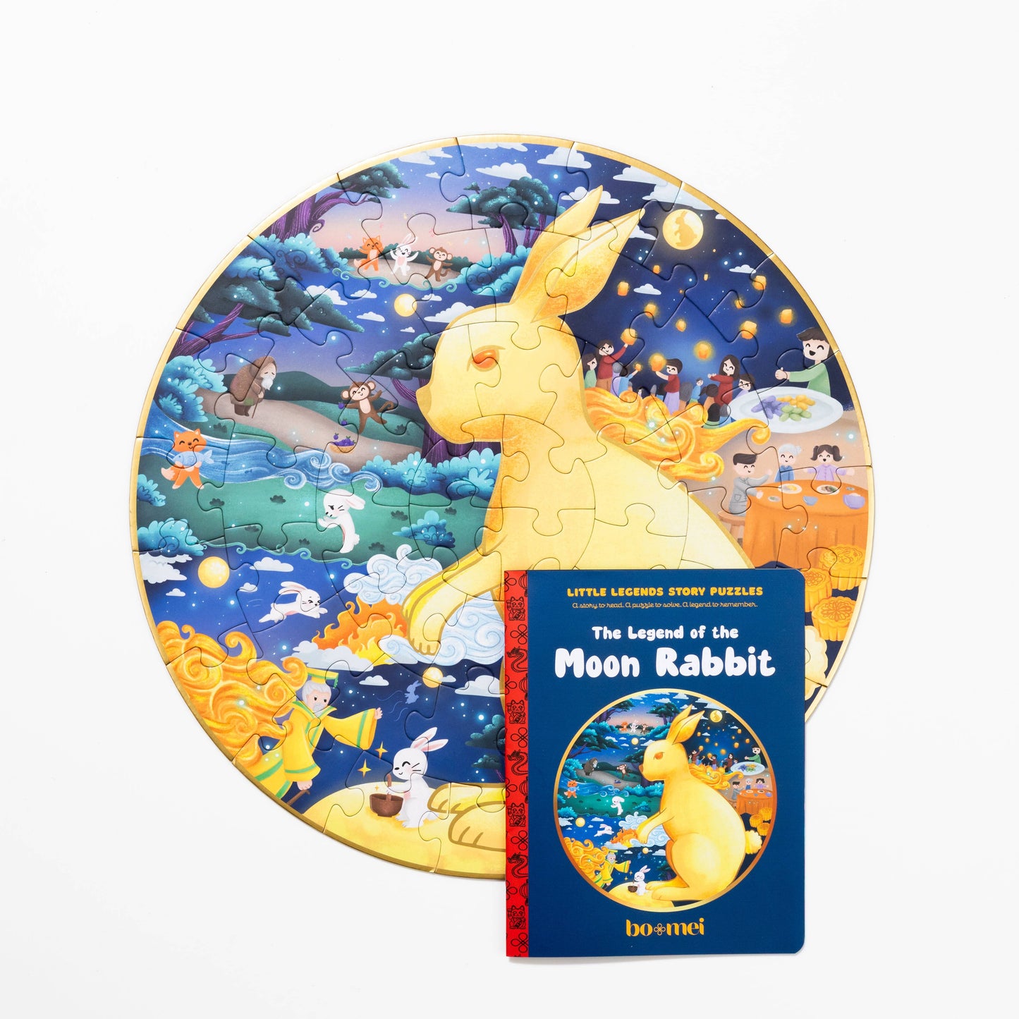 The Legend of the Moon Rabbit — Story Puzzle