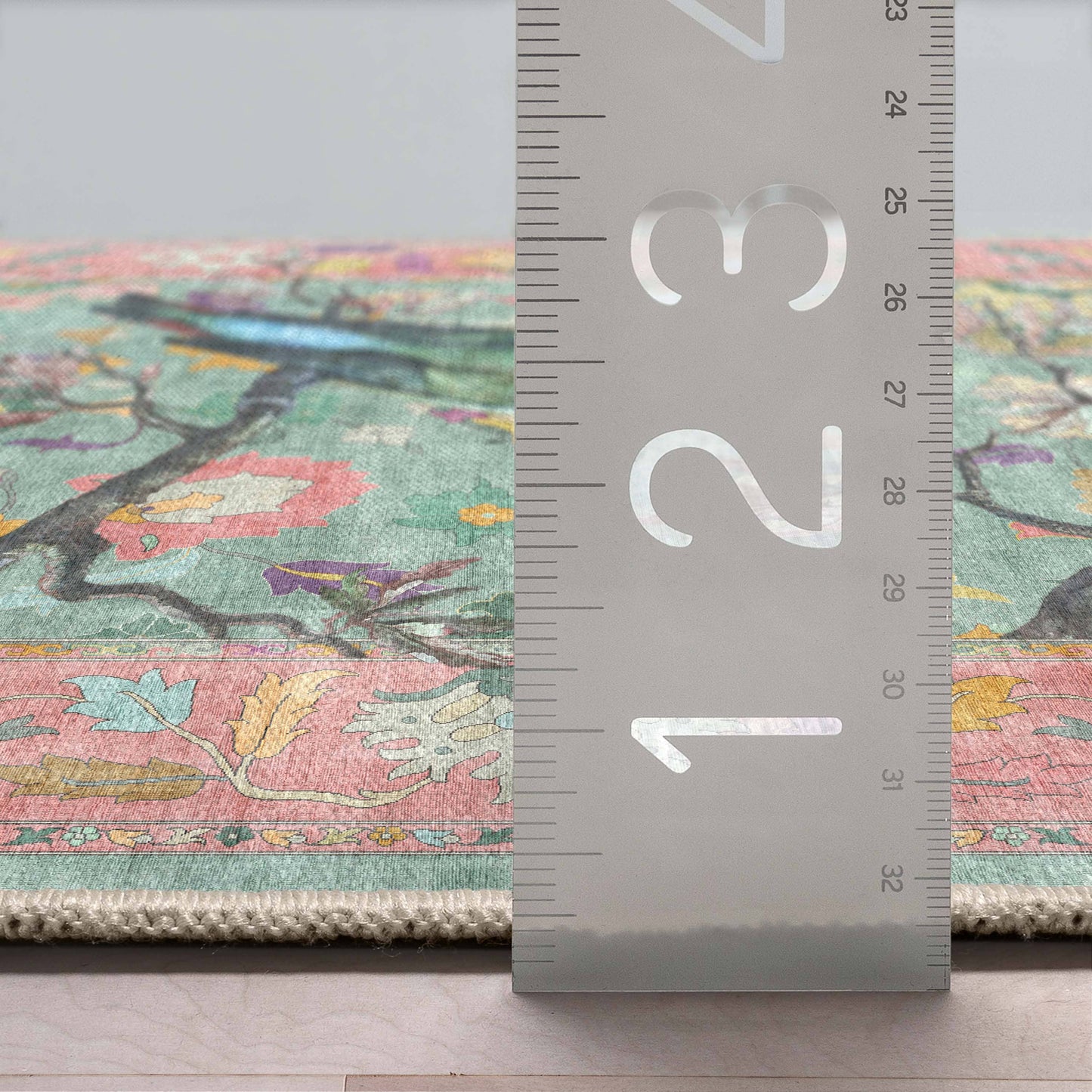 Apollo Botanical Floral Rug for Living Room, Dining Room, Bedroom and Kitchen