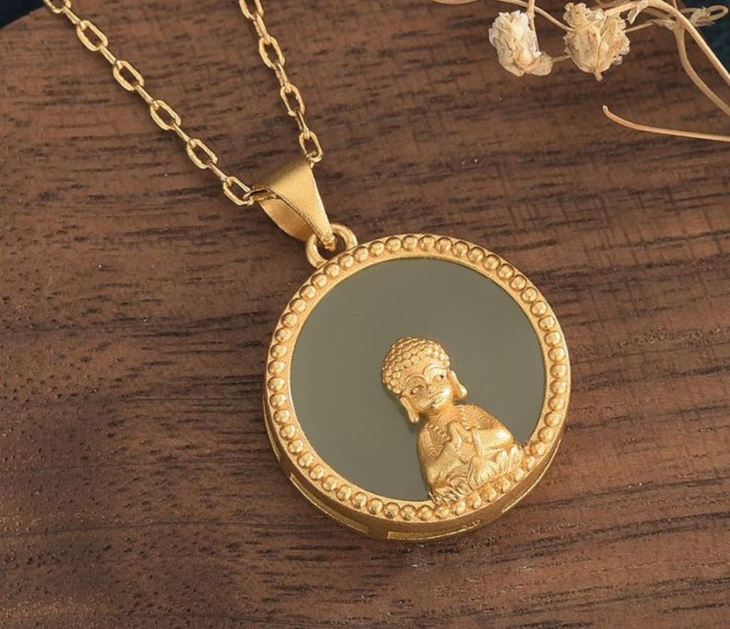 Golden Buddha Necklace