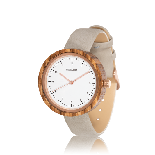 VITA | Wood watch for women | Vegan | Sustainable | Rosegold