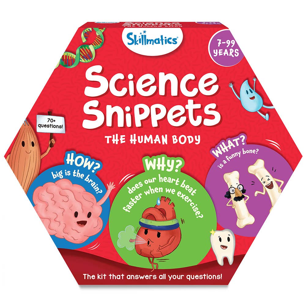 Skillmatics Flash Cards - Science Snippets The Human Body